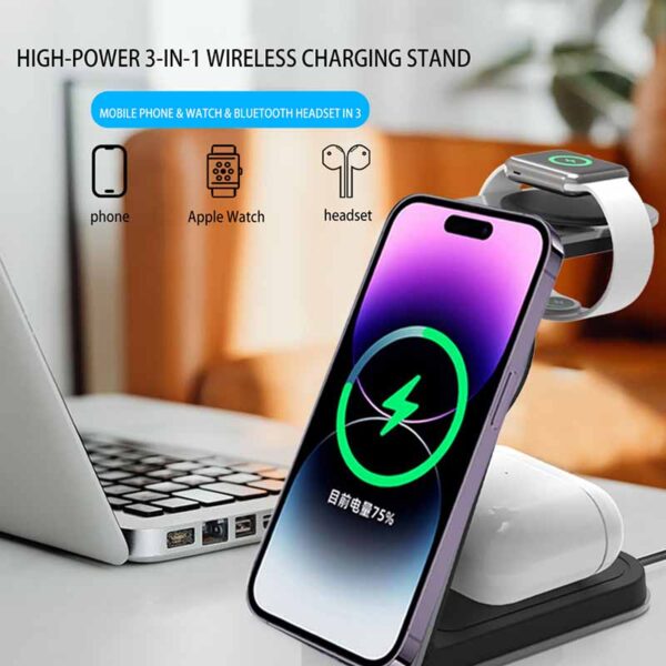 Lito - W01  3 in 1 Wireless Charger - Image 4